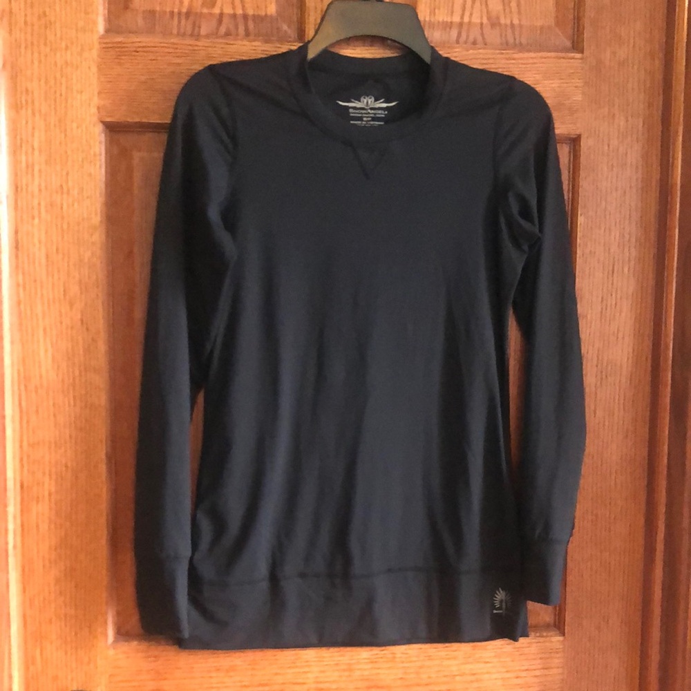 Angel Black Long Sleeve Tee
